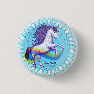 Badge Rond 2,50 Cm Licorne audacieuse