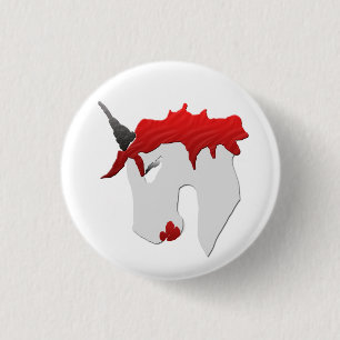 Badge Rond 2,50 Cm Licorne de rue de Snarkley
