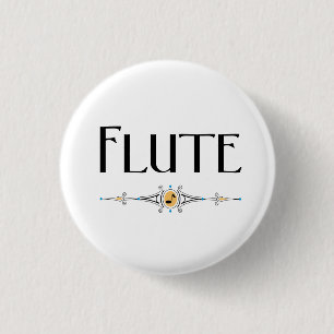 Badge Rond 2,50 Cm Ligne décorative Fluide