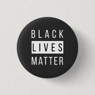 Badge Rond 2,50 Cm L'importance des vies noires