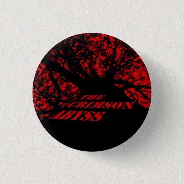 Badge Rond 2,50 Cm L'insigne cramoisi d'abîme (Devant)