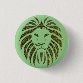 BADGE ROND 2,50 CM LION HEAD GREEN ARRIÈRE - PLAN