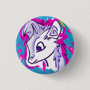 Badge Rond 2,50 Cm Liquide violet