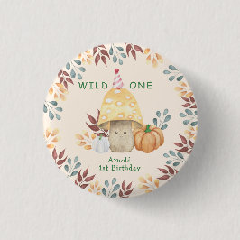 Badge Rond 2,50 Cm Little Mushroom fête d'anniversaire