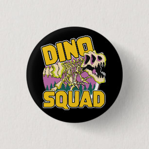 Badge Rond 2,50 Cm logo de Dino Squad