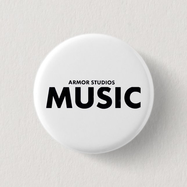 Badge Rond 2,50 Cm Logo de texte ArmorStudios (Devant)