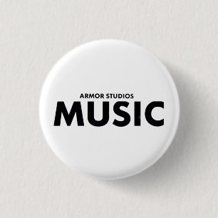 Badge Rond 2,50 Cm Logo de texte ArmorStudios