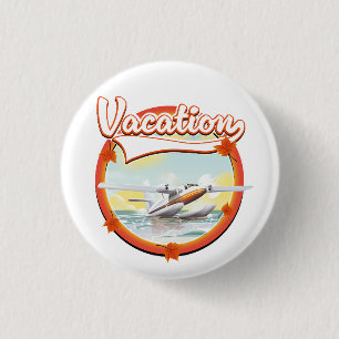 Badge Rond 2,50 Cm Logo de vacances