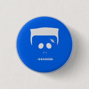 Badge Rond 2,50 Cm Logo Franky Zombie