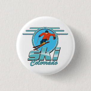 Badge Rond 2,50 Cm logo ski Colorado