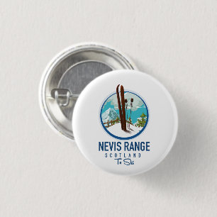 Badge Rond 2,50 Cm logo ski Nevis Range Écosse