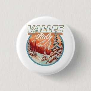 Badge Rond 2,50 Cm logo Valles Italie Voyages