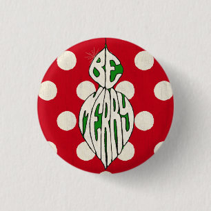 Badge Rond 2,50 Cm L'ornement de vacances soit joyeux