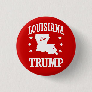 BADGE ROND 2,50 CM LOUISIANA POUR TRUMP