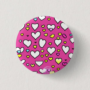 Badge Rond 2,50 Cm Love 3 Cm Round Badge