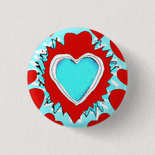 Badge Rond 2,50 Cm Love 3 Cm Round Badge