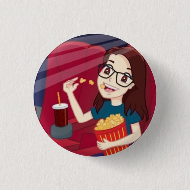 Badge Rond 2,50 Cm Lucy va à l'insigne d'avatar de Hollywood (Devant)