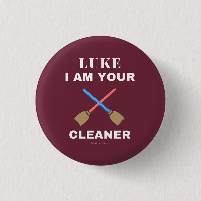 Badge Rond 2,50 Cm Luke, je suis ton propre (Devant)