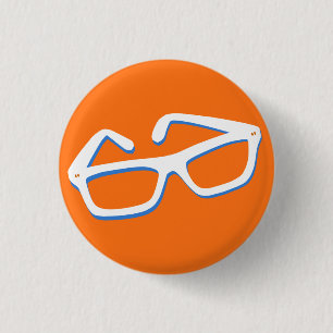 Badge Rond 2,50 Cm Lunettes de nerd cool