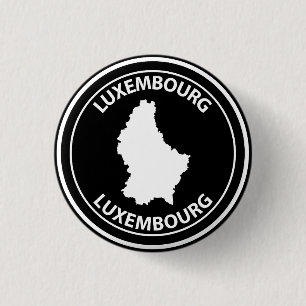 Badge Rond 2,50 Cm Luxembourg