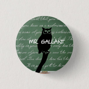 Badge Rond 2,50 Cm M. Gallant Button