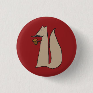 Badge Rond 2,50 Cm M. Squirrel