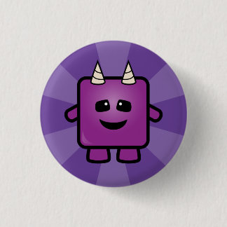 Badge Rond 2,50 Cm Mâche de monstre