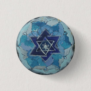 Badge Rond 2,50 Cm Magen David