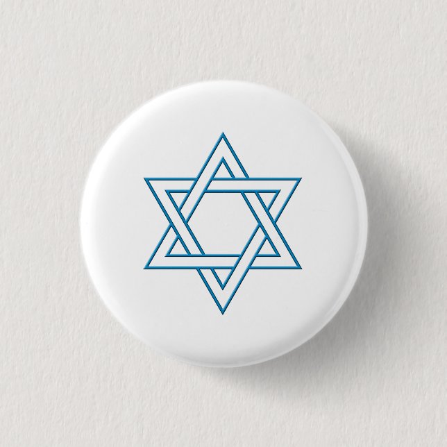 Badge Rond 2,50 Cm Magen David (Devant)