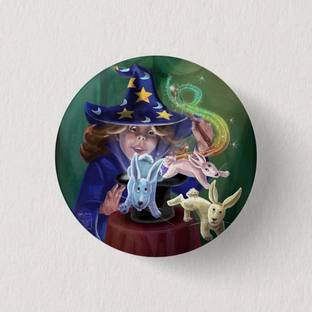Badge Rond 2,50 Cm Magie (Devant)