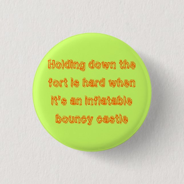 Badge Rond 2,50 Cm Maintien du fort (Devant)