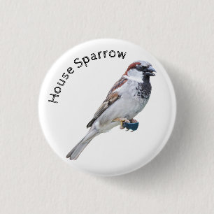 Badge Rond 2,50 Cm Maison Sparrow