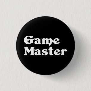 Badge Rond 2,50 Cm Maître de jeu