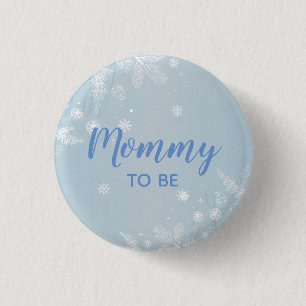 Badge Rond 2,50 Cm Maman to be Blue Baby Boy Show l Nouvelle Mère