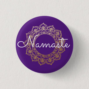Badge Rond 2,50 Cm Mandala de Namaste