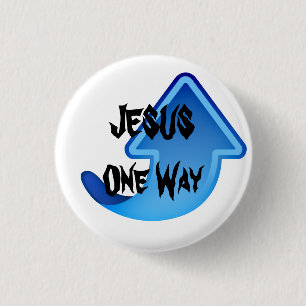 Badge Rond 2,50 Cm Manière de JÉSUS un