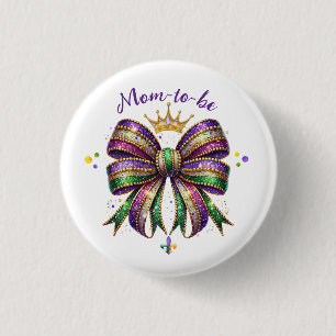 Badge Rond 2,50 Cm Mardi Gras Future Maman