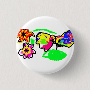 Badge Rond 2,50 Cm Mariage de colibris