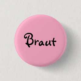 Badge Rond 2,50 Cm Mariée à Rosa