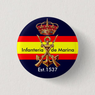 Badge Rond 2,50 Cm Marines royales espagnoles
