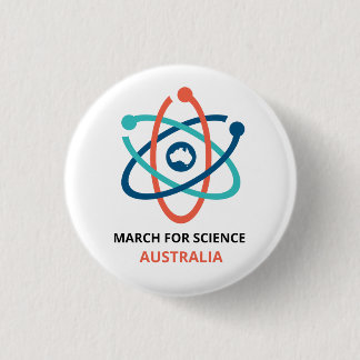 Badge Rond 2,50 Cm Mars pour la Science - Australie -