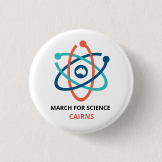 Badge Rond 2,50 Cm Mars pour la Science - cairns -