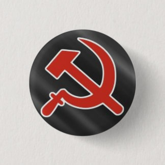 Badge Rond 2,50 Cm Marteau et faucille