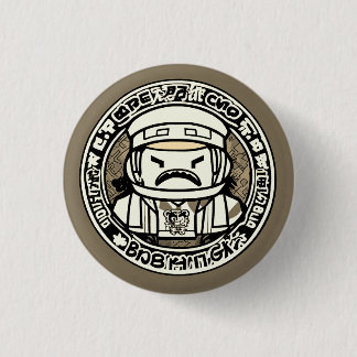 Badge Rond 2,50 Cm mascotte du logo artisanal