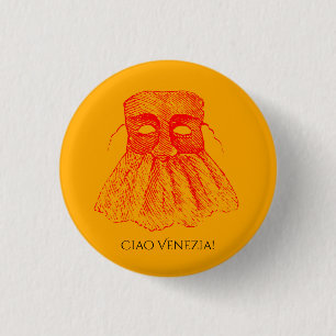 Badge Rond 2,50 Cm Masque vénitien