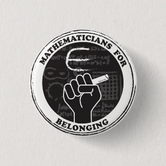 Badge Rond 2,50 Cm Mathématicians pour Belonging button