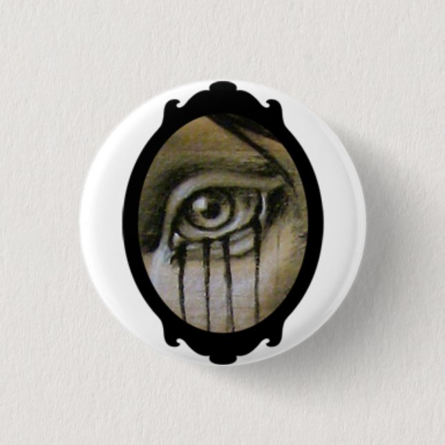 Badge Rond 2,50 Cm Mauvaise touche mémoire (Devant)