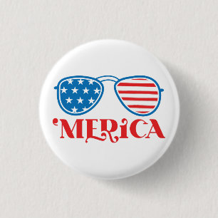 Badge Rond 2,50 Cm Méica 4 juillet Design-32042