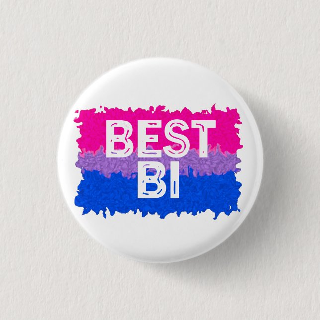 Badge Rond 2,50 Cm Meilleur Bi (Devant)