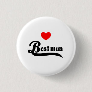 Badge Rond 2,50 Cm Meilleur homme